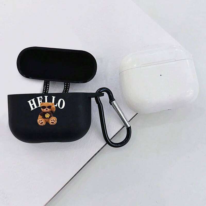 Bear Printed for Pro Case Silicon Headphone Funda Apple Pro2 Air Pods 4 3 2 1 Protective Charing Covers