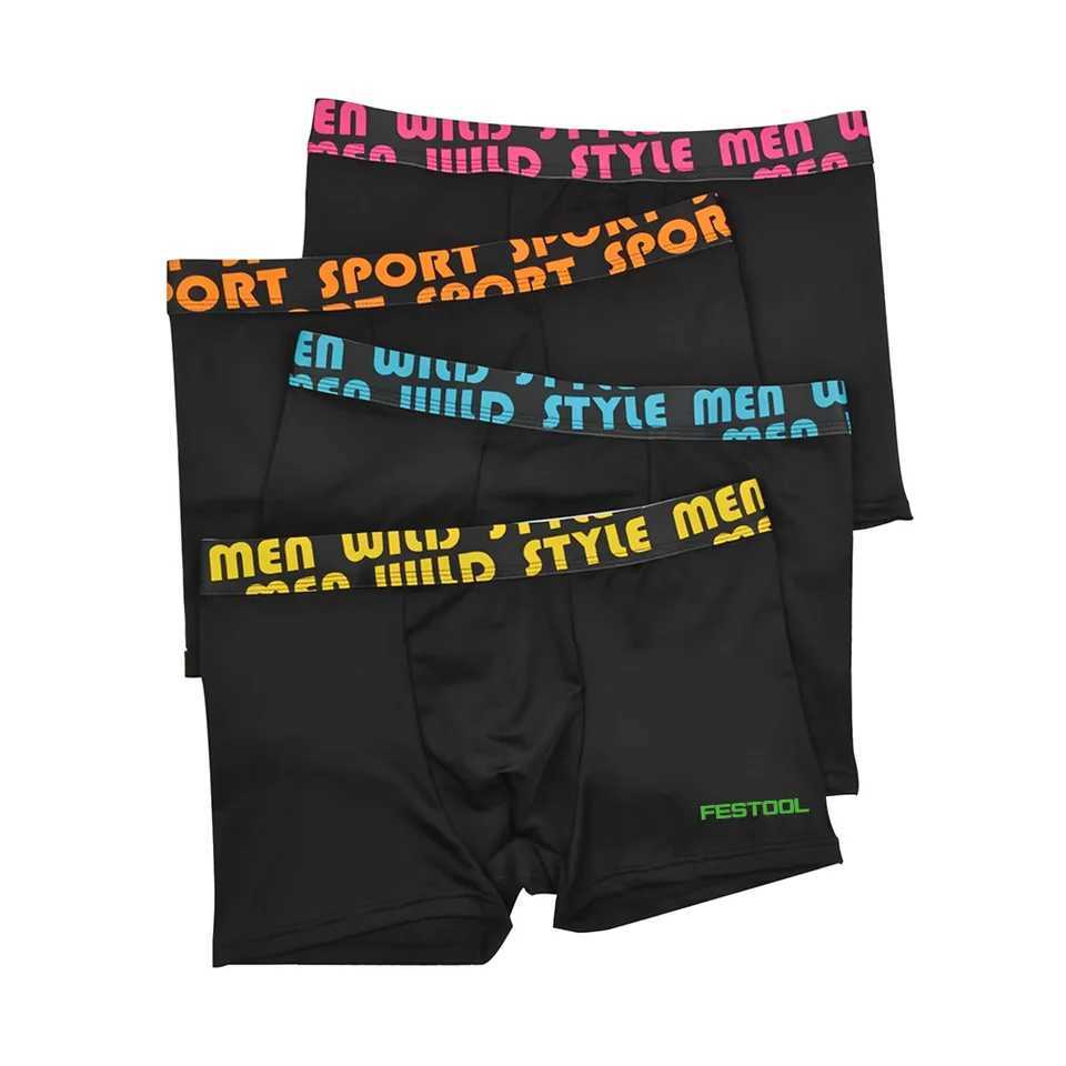 3/5 Pcs Printing Underwear for Men Mens Boxers Briefs Sexy Underpants Leisure Quick Drying Breathable Mens Boxing Panties W250603