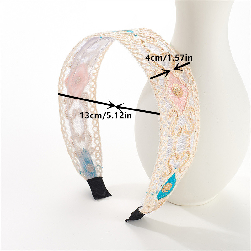 New hair bands hair bands light luxury filigree headbands wide edge with teeth non-slip pressure hair accessories