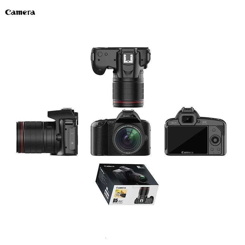D5 4K Wifi Digital Cam Dual Camcorder High Definition 64 Million Pixels DSLR Cameras Beauty Night Vision New Beginner Camera