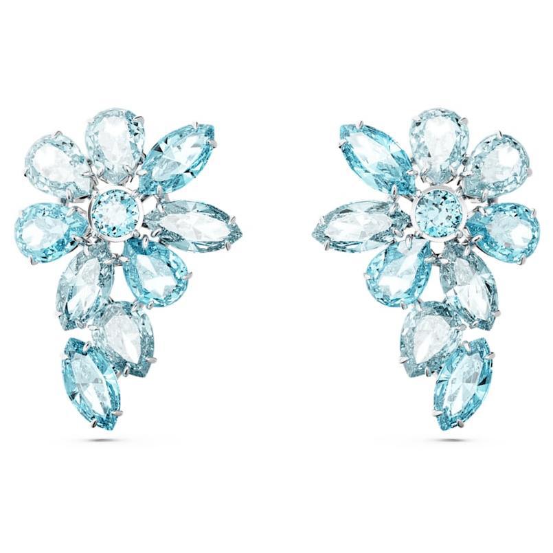 2025 New Big circle ice Austria crystal designer earrings for women pink colorful stone drop tassel lovely flower elegant earring earings ear rings je - view 8