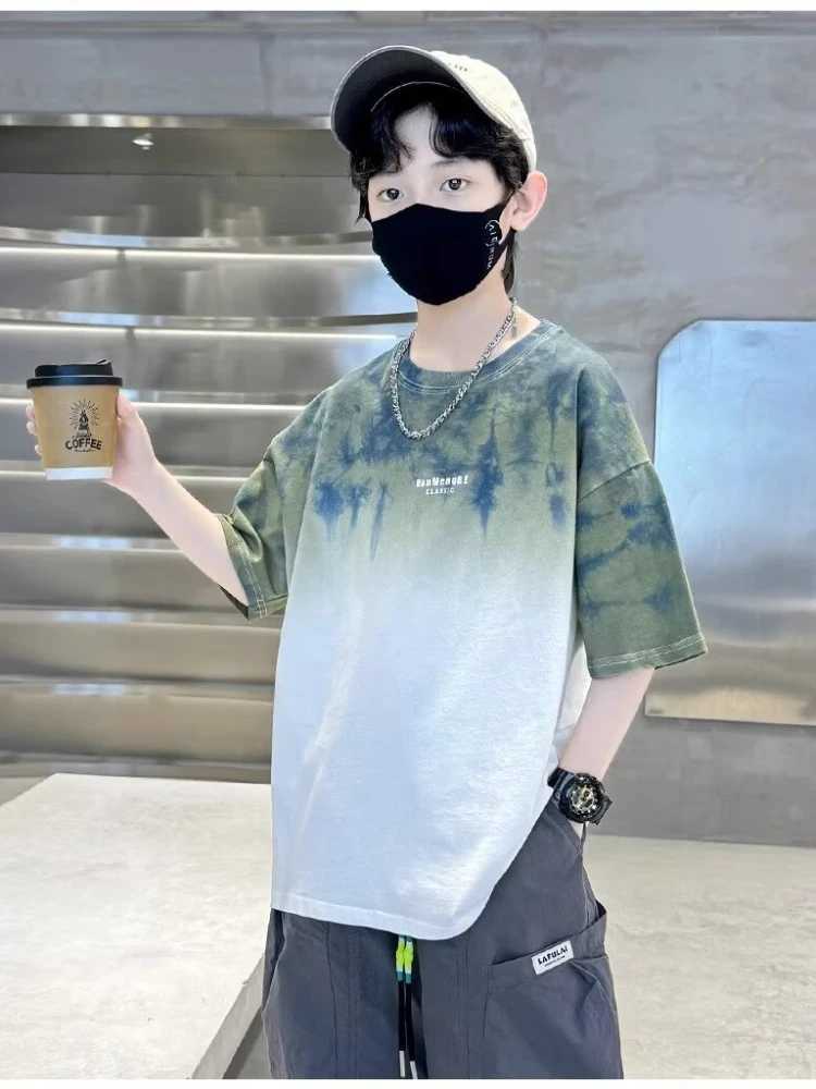 Boys Clothes Summer Fashion Large Size Kids Clothes Streetwear Boys Girls Personality Comic T Shirt Tops Childrens Short Sleeve T250603