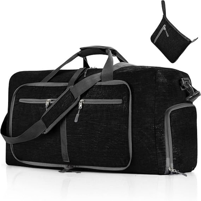 Foldable Handheld Travel Sports Ionic Large Capacity Fiess Duffel Bag