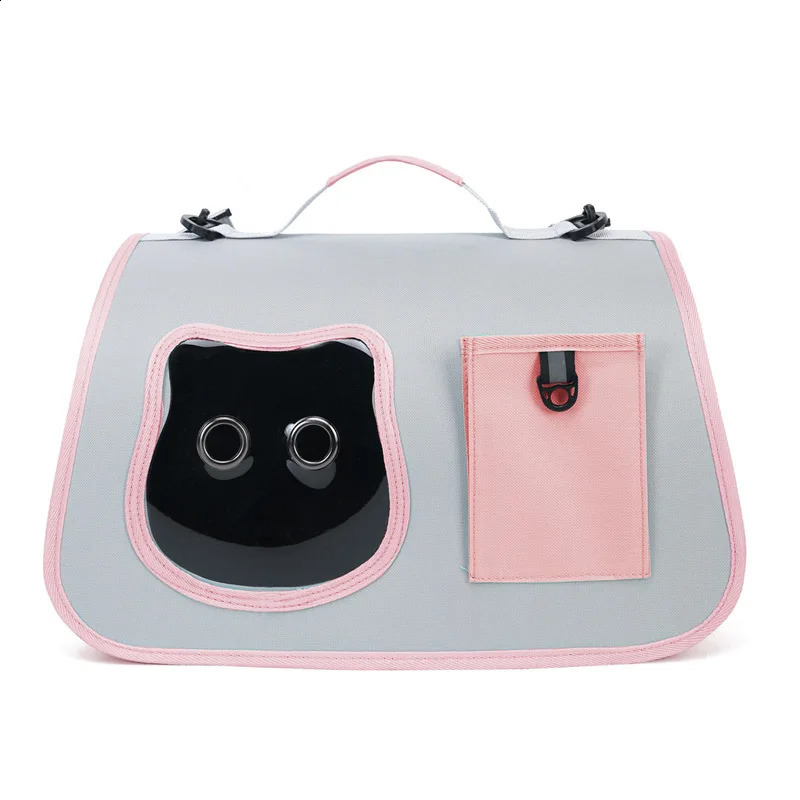 Cat Bag Portable Dog Tote Bag Breathable Backpack Small Dog Foldable Cat Large Space Travel Transport 250526