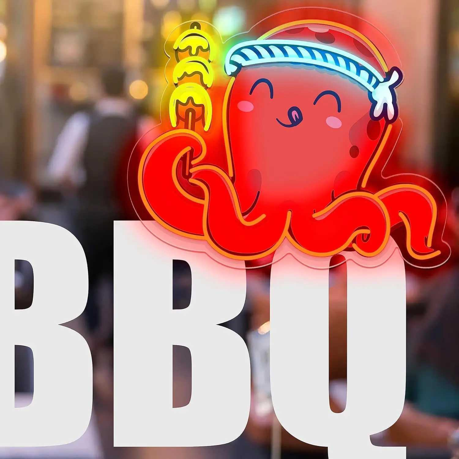 Octopus Neon Signs LED Neon Light Sign Light Up Neon Signs Wall Art Room Decor Ocean Display Neon Artwork for Shop Bedroom XJ250602