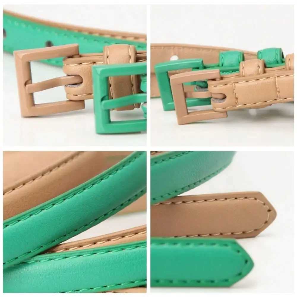 1 piece Belt Ladies Fashion Simple Belt PU Leather Belts Decorative Skinny Black with Jeans Belt Suitable for Daily Wear and UseXJ250602