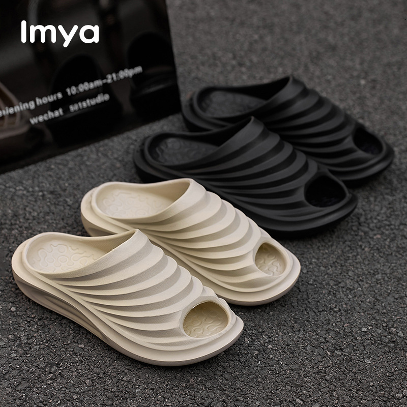 designer Men's Outdoor Slippers EVA Summer Beach Non-Slip Home Slippers Winter Indoor Bathroom Shower Slippers