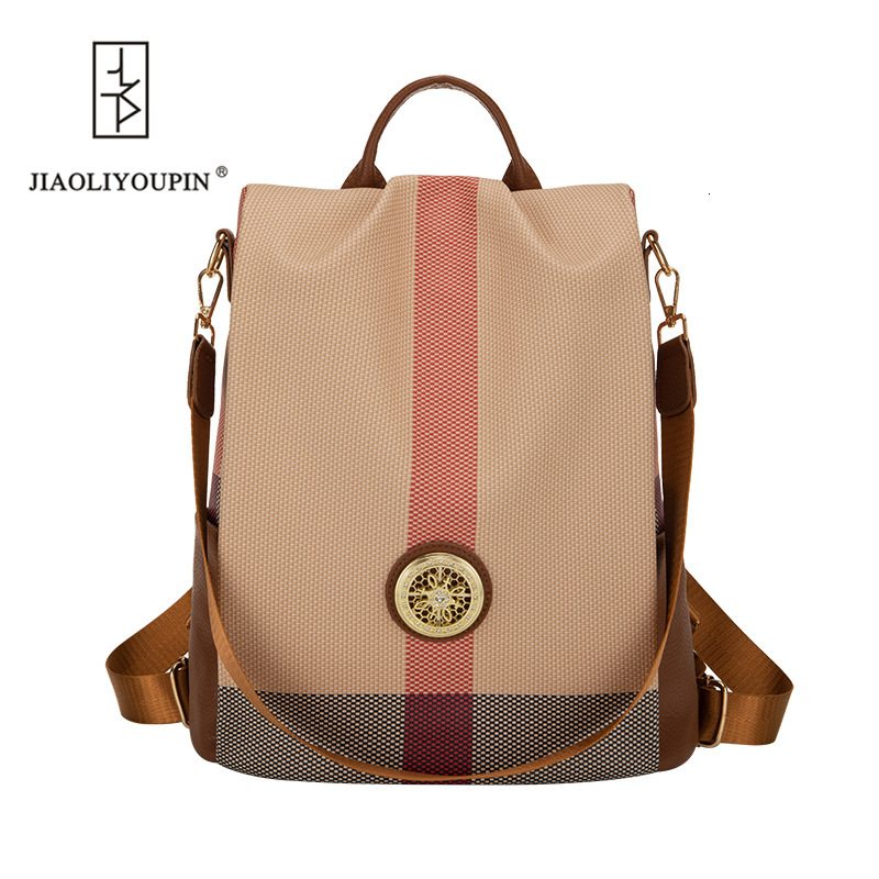 Free Shipping 2025 New Retro Backpack For Women Fashion Casual Travel Designer Bag Backpack Simple Versatile Outdoors High-end Women's Backpack