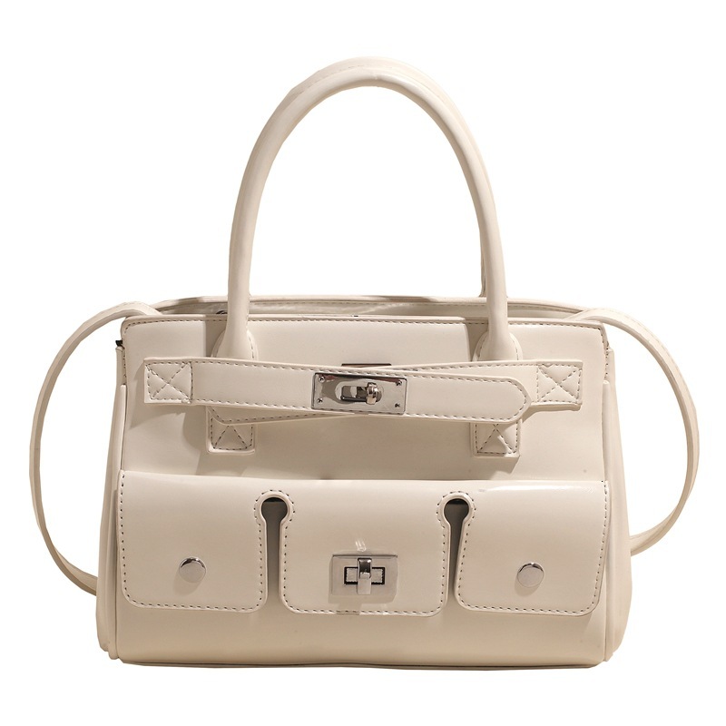 designer Large Capacity Tote Bag for Women 2025 New Vintage Fashion Versatile Multi-pocket Shoulder Bag High-end Handbag