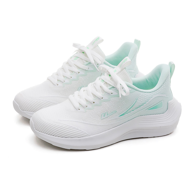 Flyknit Sneakers For Women Casual Shoes Spring Gradient Breathable Soft Sole Lightweight Running Shoes Ddmysaturn