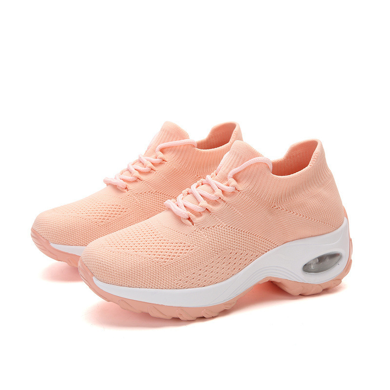 Casual Shake New High Elastic Flyknit Breathable Casual Shoes Trendy Fashion Lightweight Sock Quanzhou Sports Shoes Ddmysaturn