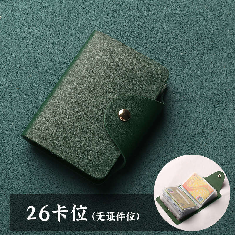 Mini Large Capacity Multi-Card Slot ID Storage Clip Holder Card Bag Women 2023 New Model Men Compact