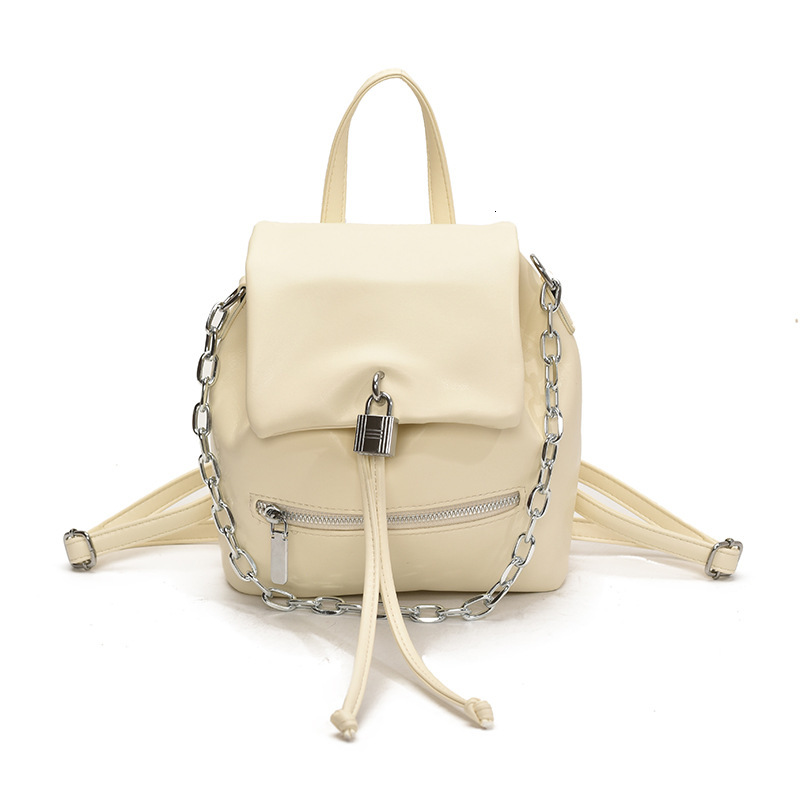 designer 2025 New Fashion Simple Trendy Small Backpack for Women casual bag Fashion Chain Solid Color Lightweight Outdoor Double Shoulder Bag for Wome