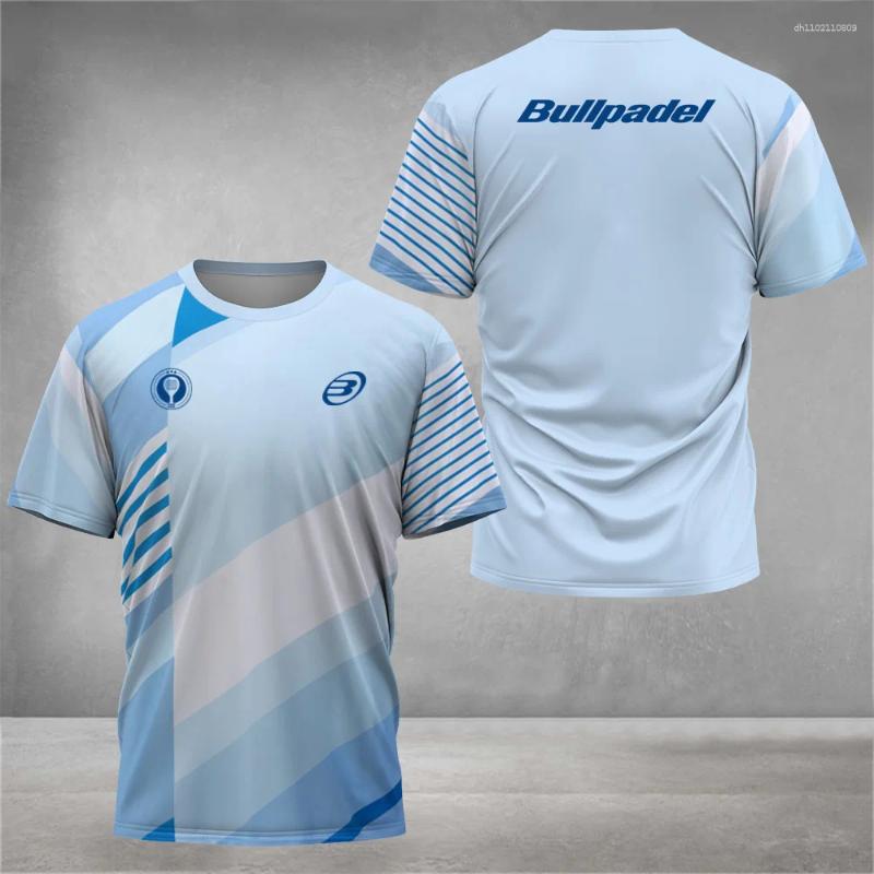 Men's T Shirts Cool Padel Breathable Short Sleeve Summer Quick Dry Street Top Outdoor Tennis Shirt Fitness Collection