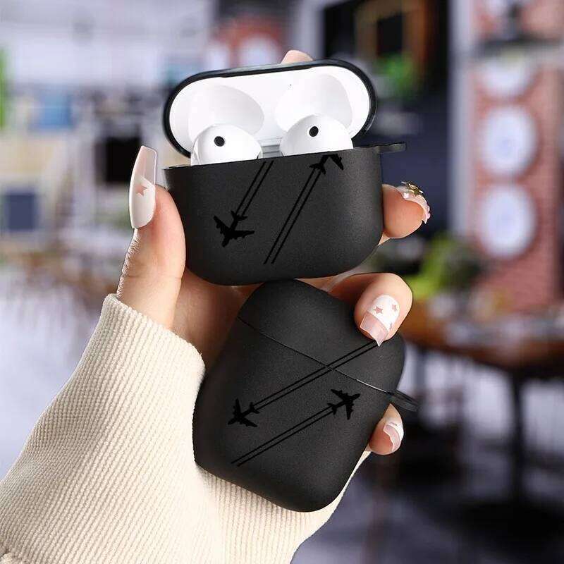 World Travel Soft TPU Case for Pro1 2 3 4 Girl Lover Silicone Wireless Bluetooth Earphone Box Black Cover