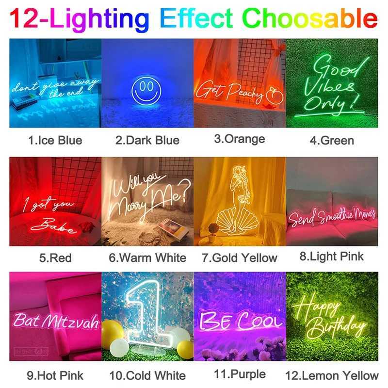Glitter Bar Neon LED Sign Night Club Bar Party Room Wall Decor LED Neon Lights Bedroom Decoration Flash Bar Club Salon Neon SignXJ250602