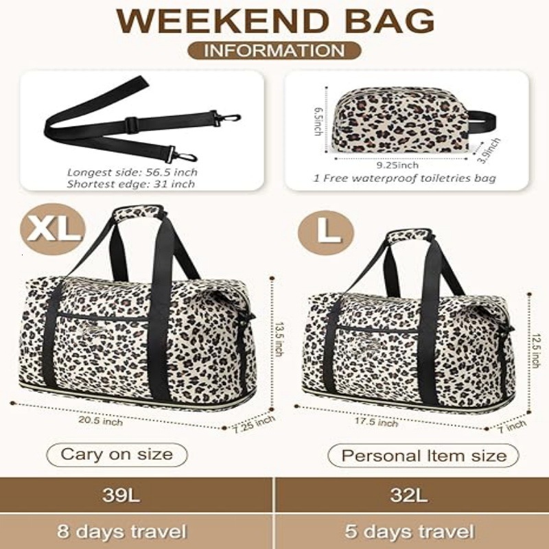 New Sports Bag with Dry and Wet Separation, Floral Pattern Women's Handheld Travel Bag, Large Capacity