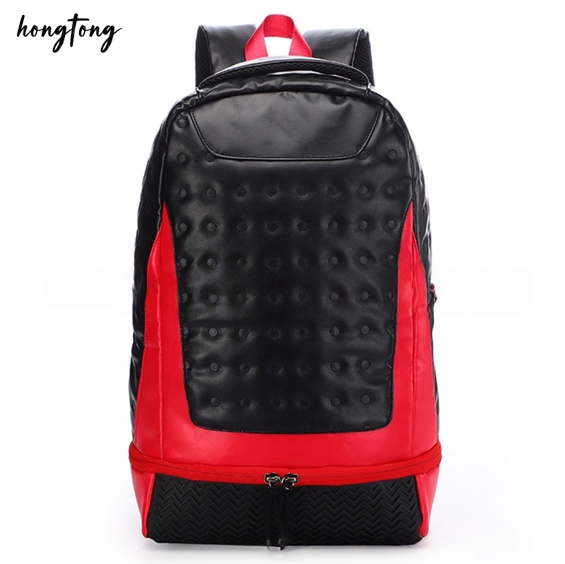 basketball backpack elite bag outdoor bags PU sports backpacks large capacity multi function waterproof wearproof athletic training hoops pack unisex 