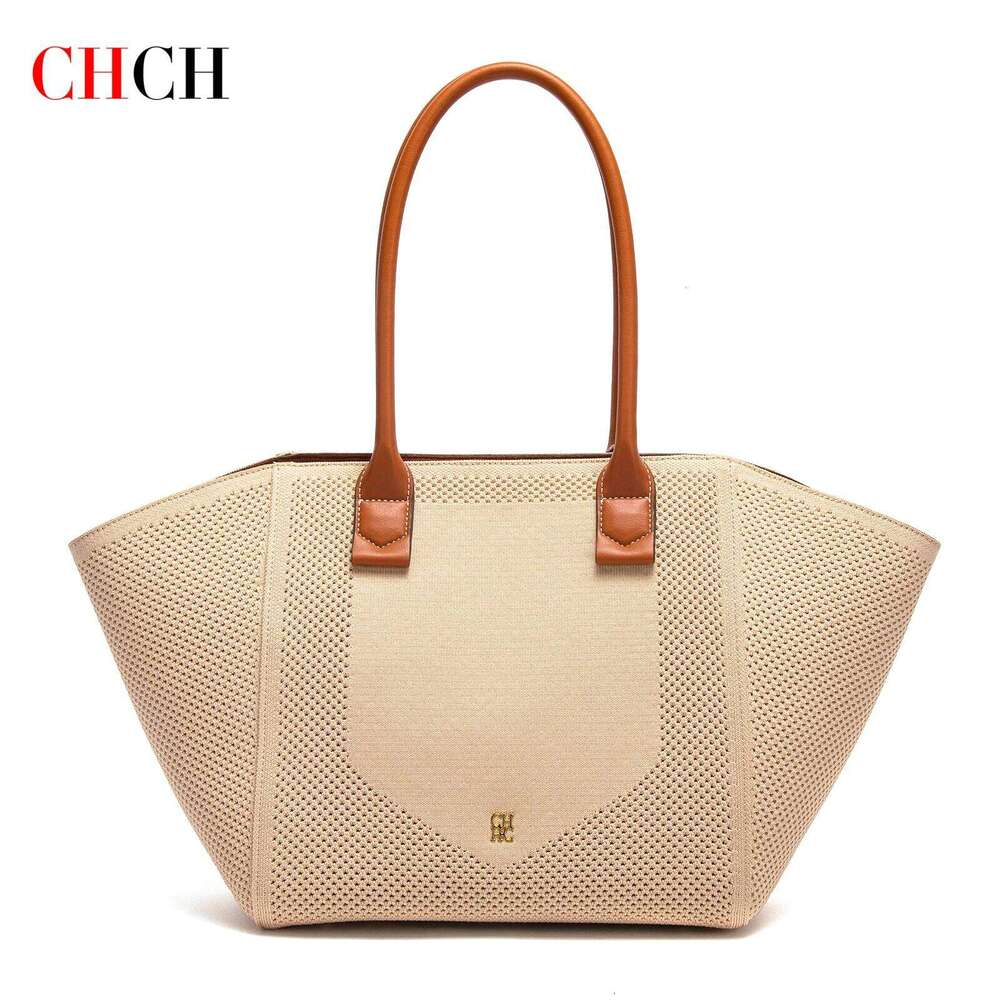 tote summer new fabric hollow design large capacity beach bag womens outdoor storage 250603