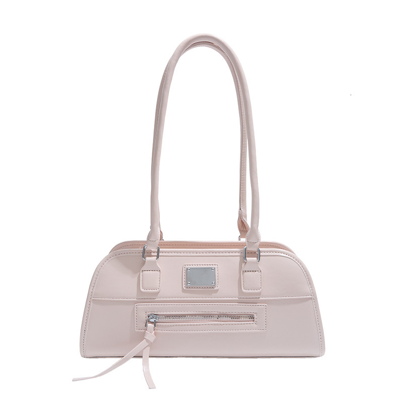 designer casual bag Trend Solid Color Simple Large Capacity Underarm Bag for Women 2025 New Casual Fashion Niche Design Shoulder Bag