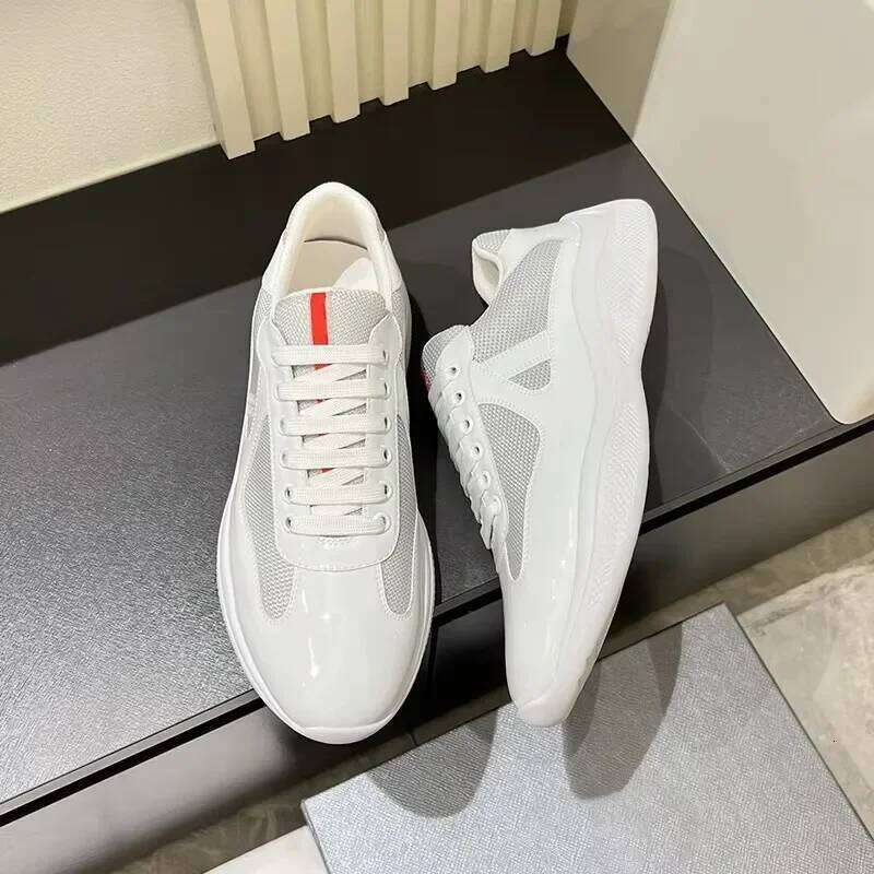 Large Size Discount 36-47 High End Genuine Leather Couple Women's Sneakers High-end Brand Designer Shoes for Men