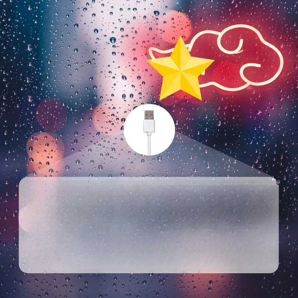 Anime Neon LED Red Cloud Neon Wall Decor Dimmable Game Neon Wall Sign USB Night Light for Bedroom Game Room Man Cave Party XJ250602