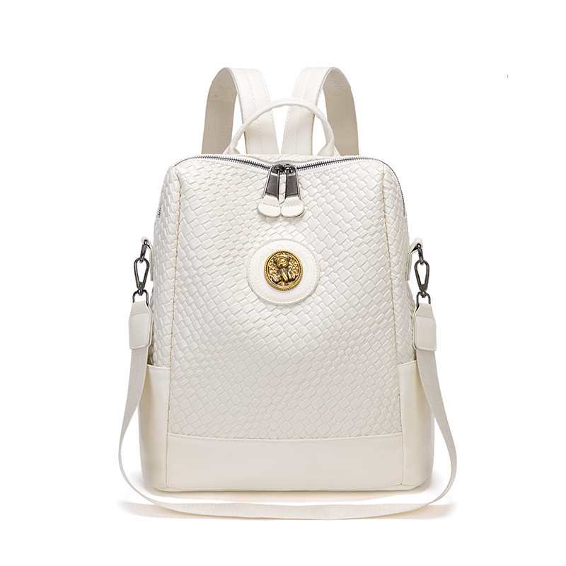 Free Shipping 2025 New Women's Backpack High-end Outdoors Korean Style Fashion Soft Leather Designer Bag Trendy Women's Bag Large Capacity B