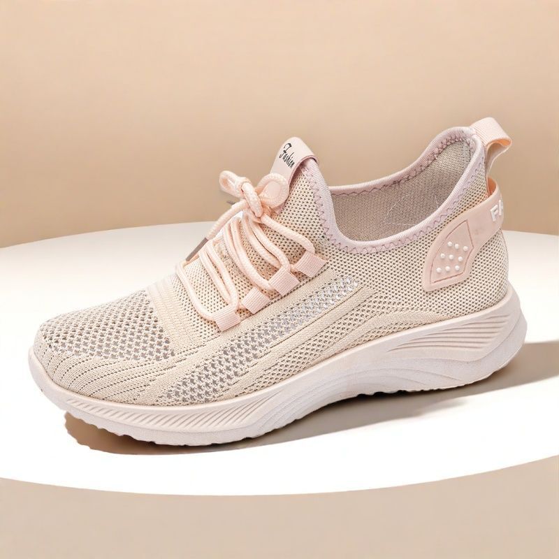 Casual Shoes Spring Summer Thin Mesh Hollow Breathable Casual Sports Flyknit Soft Sole Lightweight Women S Running Shoes Ddmysaturn