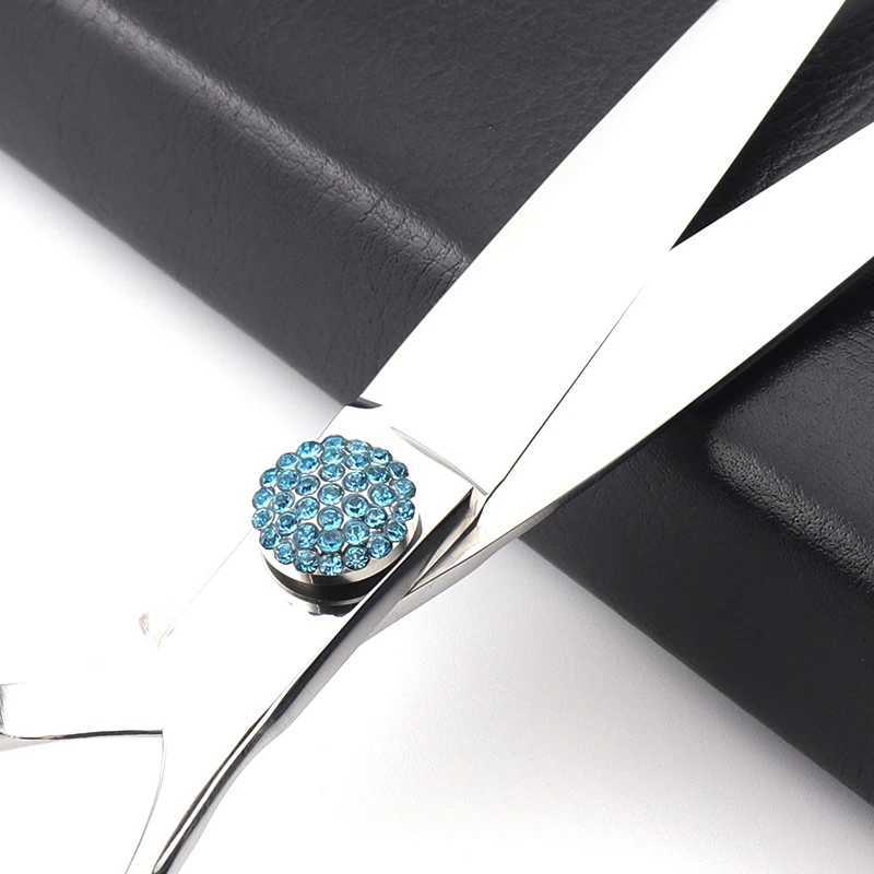 440C Japanese Stainless Hairdressing Scissors 6 Inch / 7 Inch Hair Scissors Right hand Barber Shears Left Handle Hair Cutting S2563