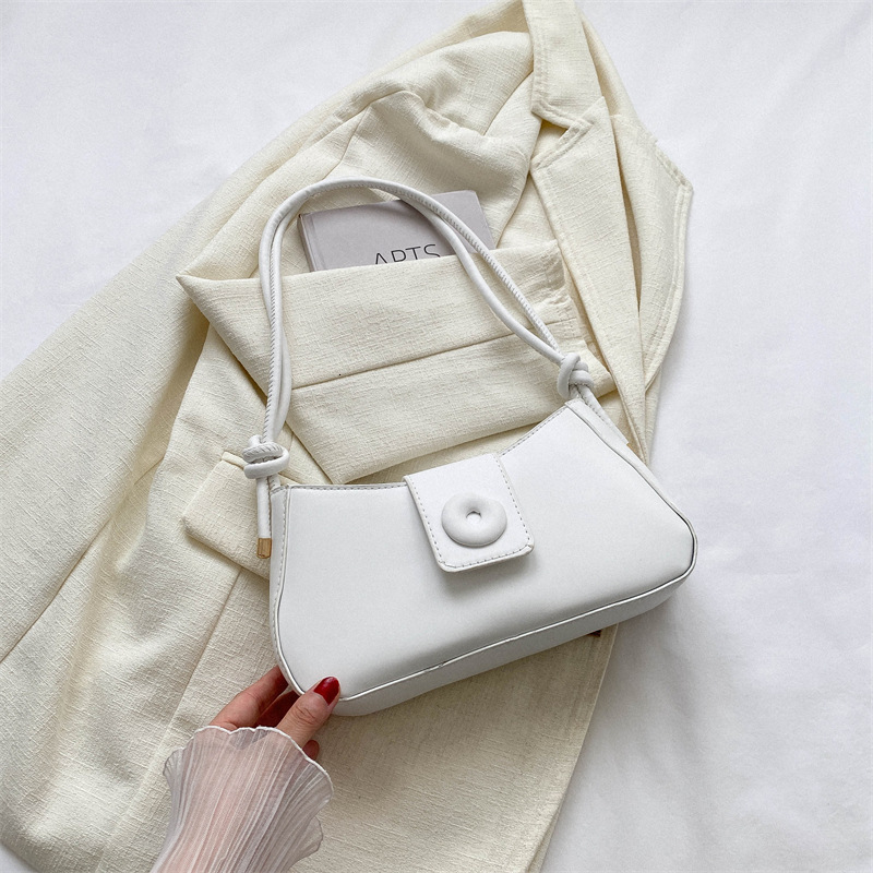 High quality brand, high-quality new style, free designer bag, one shoulder fashionable solid color bag, cross-border commuting armpit bag, new free d