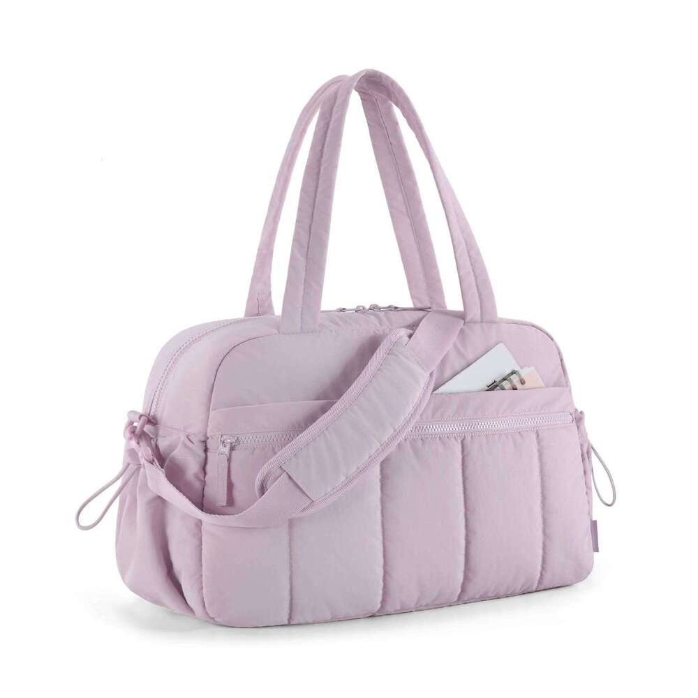 Women's Travel Duffel Gym With Wet Pocket Carry On Waterproof Weekender Boston Bag For Airport Cabin