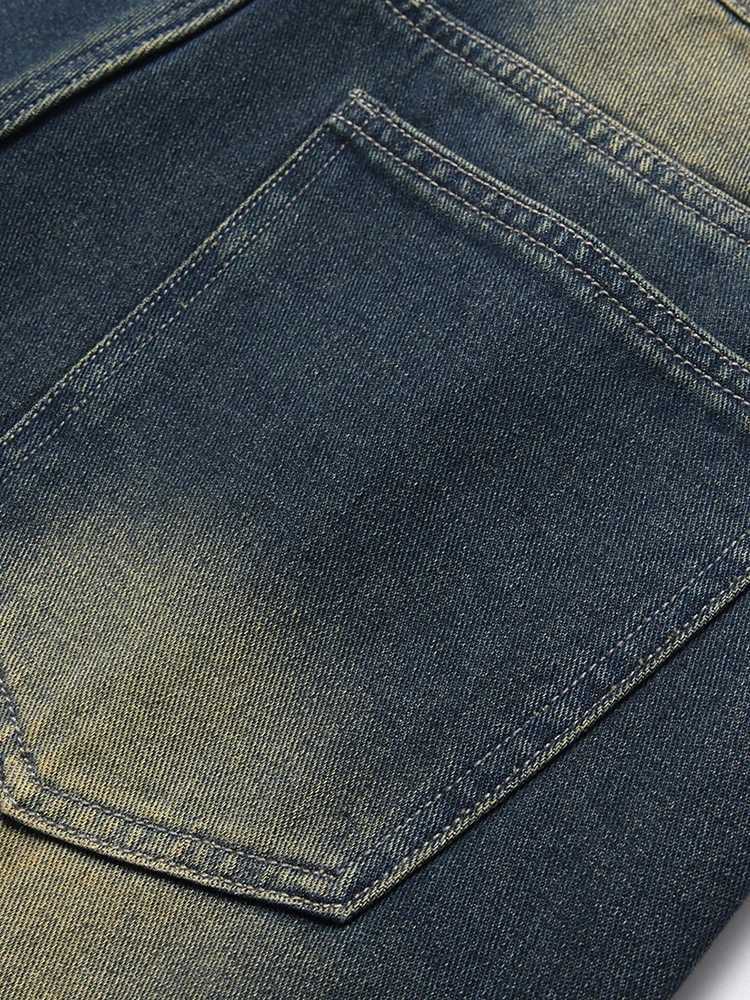 Summer Mens Denim Shorts with Ripped Holes 5 Points Fashion Pan Cross-Border Foreign Trade Mens WearT250603