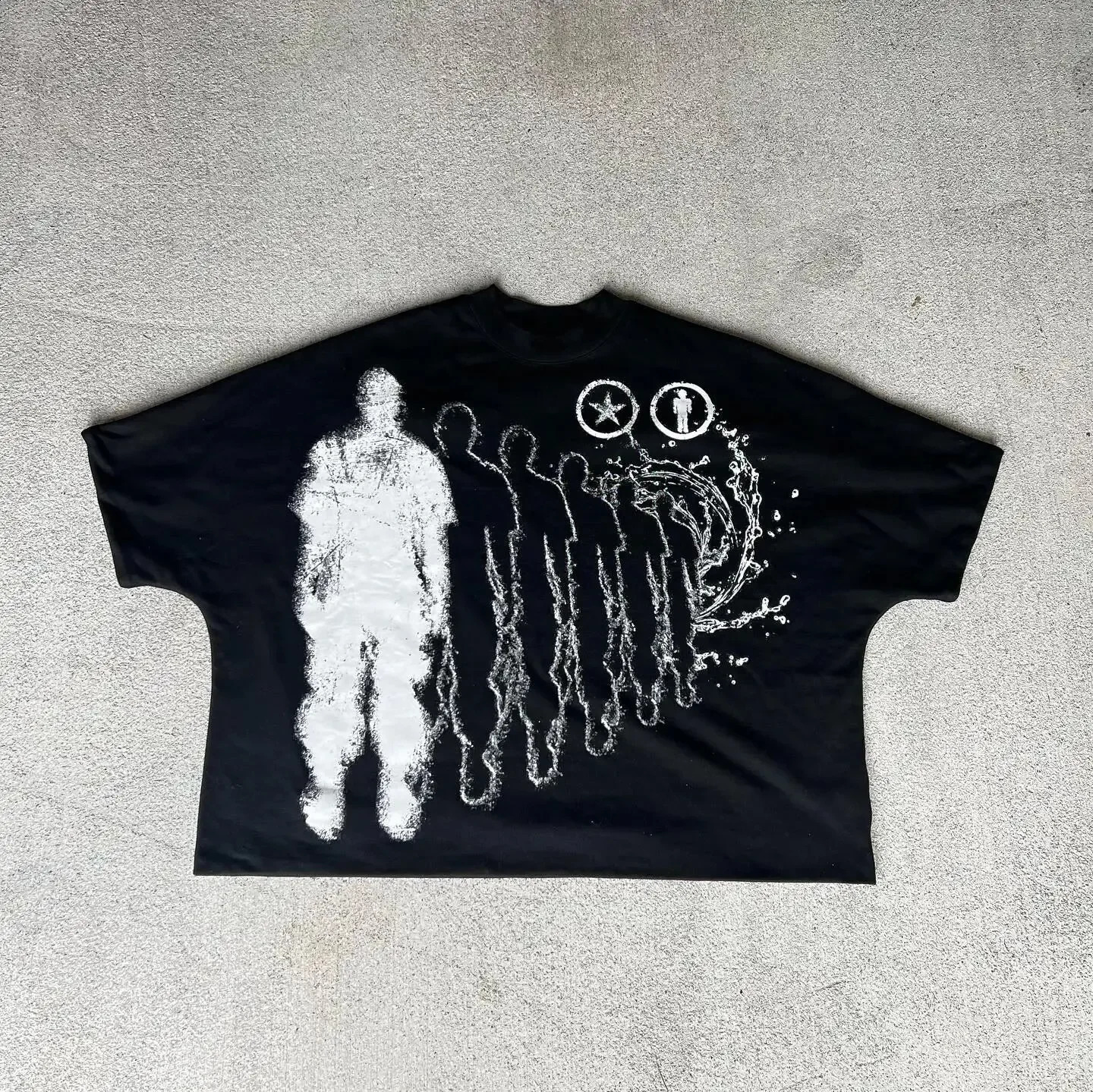 High Street Cartoon Pattern Printed Women T-shirt Fashion Round Neck Pure Cotton Short sleeved Men Y2k Retro Casual Top 250529