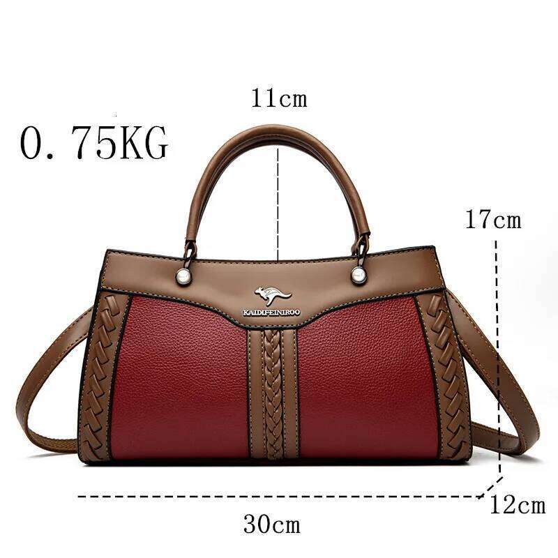 Designer Bag Leather Handbags Designer Retro Crossbody Bags For Women New Large Capacity Shoulder Messenger Bag Tote Bags