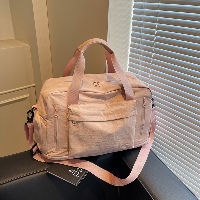 New Casual Large Capacity Handbag Shoulder for Women Versatile Crossbody Tote Travel Yoga Bag Swimming Short Trip