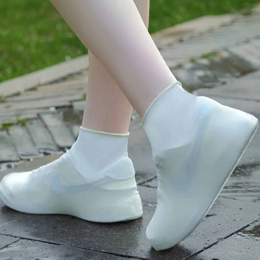 Walking Shoes Latex Shoe Covers Waterproof Protectors Rain Cover Reusable Thickened Boot Outdoors 250528