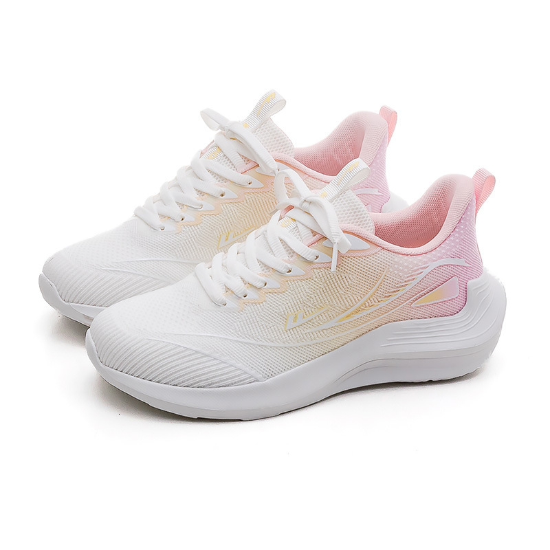 Flyknit Sneakers For Women Casual Shoes Spring Gradient Breathable Soft Sole Lightweight Running Shoes Ddmysaturn