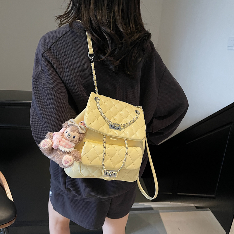 Backpack Style Pink Bookbag School Bags Cute Girls PU Shoulder Travel Fashion Designer Crossbody Top Handle