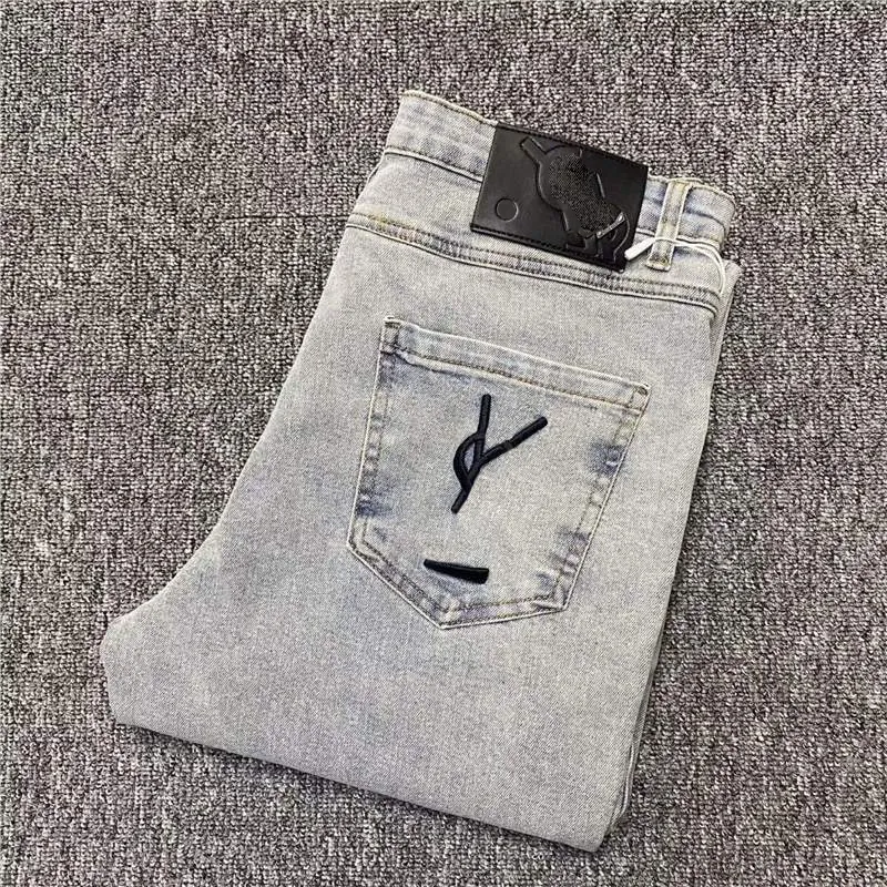 Designer Womens True Jeans Long Trousers Classic Brand Mens Coarse Line Super Religion Jeans Clothes Man Casual Pencil Black Denim Pants L250802