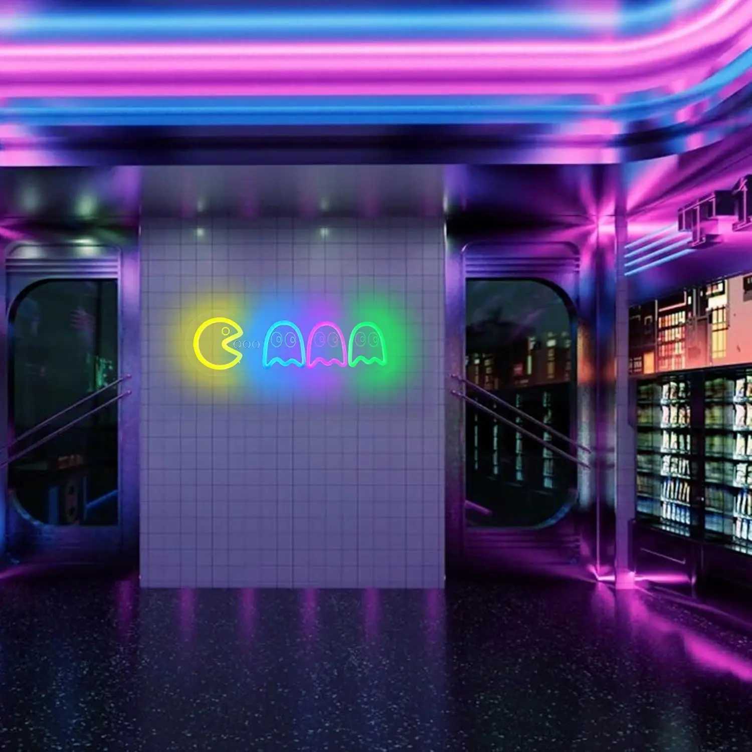 Arcade Neon Sign Retro USB Dimmable Game LED Neon Light for Game Room Bedroom Man Cave Party Home Bar Club Decor Gift XJ250602