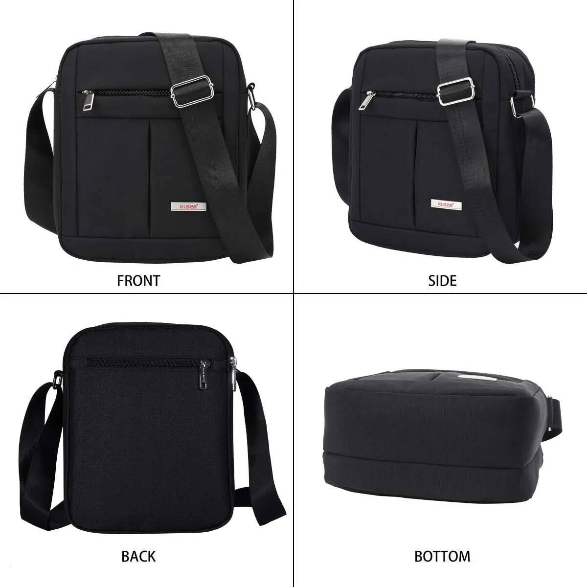 KL928 Men's Messenger - Crossbody Shoulder Bags Travel Bag Man Purse Casual Sling Pack for Work Business