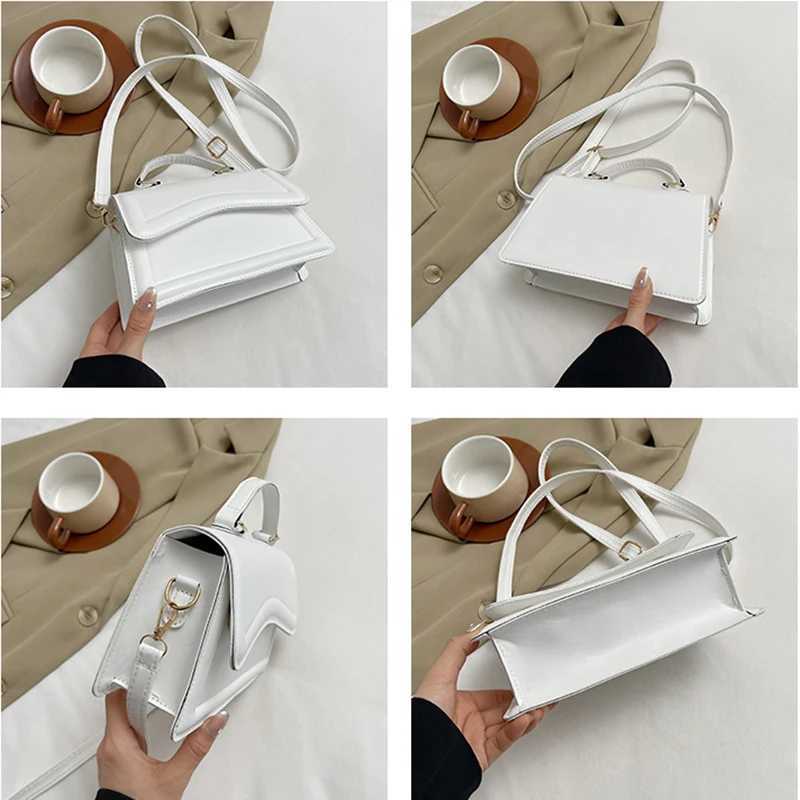 Womens New Flip Small Handbag Fashion Solid Color Shoulder Bag Y250603