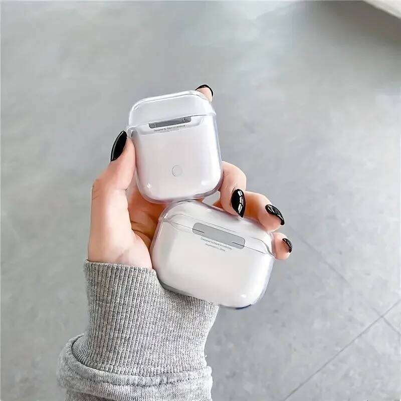 TPU Transparent Protective Apple 3/4 Soft Silicone Clear Case For Pro/Pro2 Wireless Earphone Cover