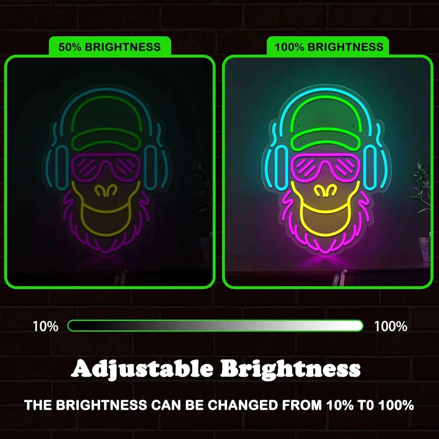 Neon Sign For Wall Decor Neon Light For Gaming Room LED Light Up Sign For Bedroom Living Room USB Neon Lights Signs For Gifts XJ250602