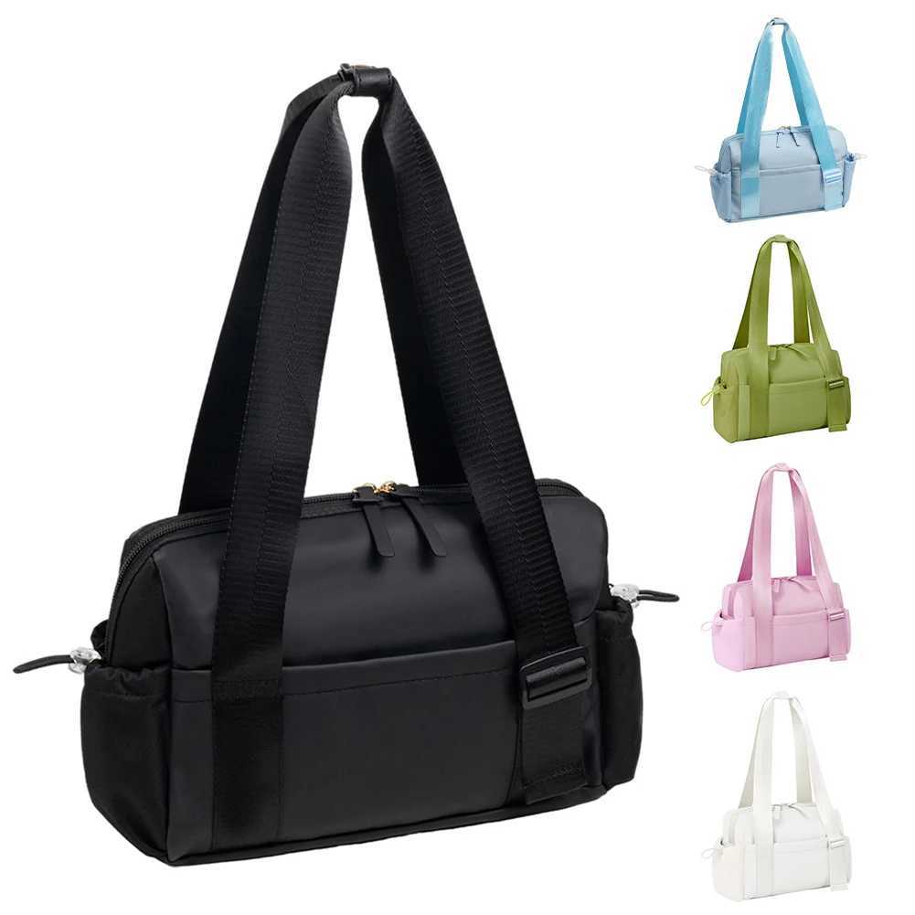 Small Travel Handbag Multi Pockets Yoga Storage Handbag Anti-Slip Solid Color Gym Shoulder Bag Swimming Running Hiking Bag XJ250603