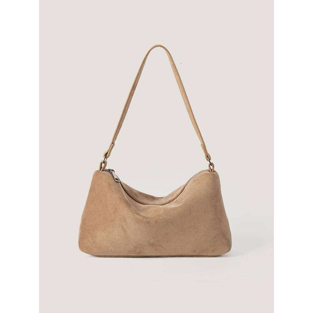 Women's Designer Vintage Suede Women Armpit Shoulder Bags Autumn Winter New Frosted Top-Handle Bag Lady Fashion Commuter Handbags