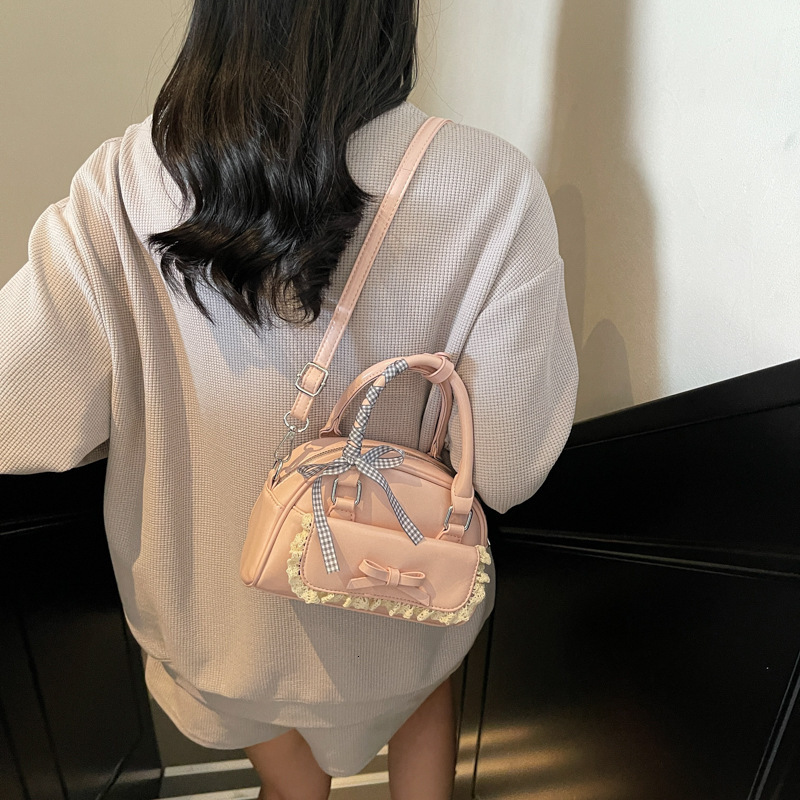 Women's Handheld Bowling Bag Spring New Fashion Shoulder Bag Fashion Casual Crossbody Bag Designer Women's Handbag