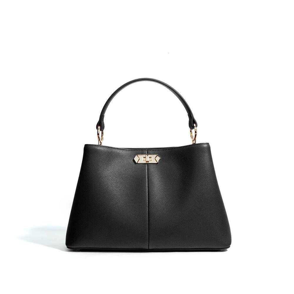 New Niche Design Cowhide Hand High-Grade Sense Work Commute Diagonal Bag