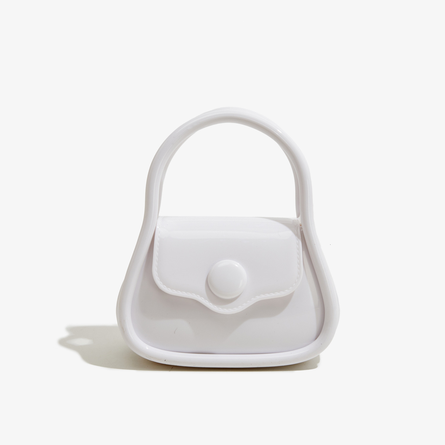 High quality brand new style free designer bag PVC jelly bag shoulder bag crossbody bag mini chain handbag shoulder bag new style free designer bag