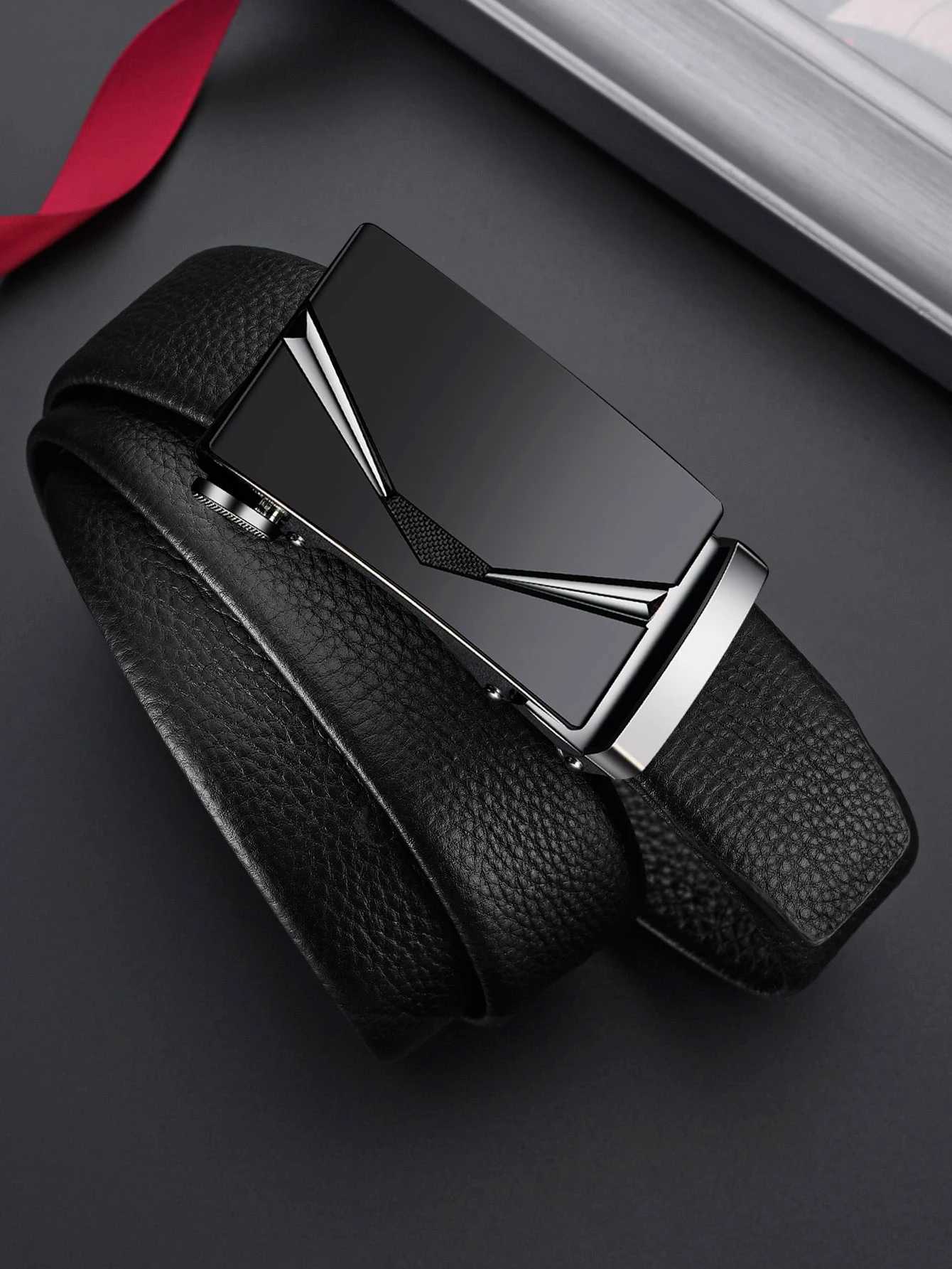The new mens high quality leather belts luxury fashion straps automatic buckle leather on the second floor (Not to bring a gift) XJ250602